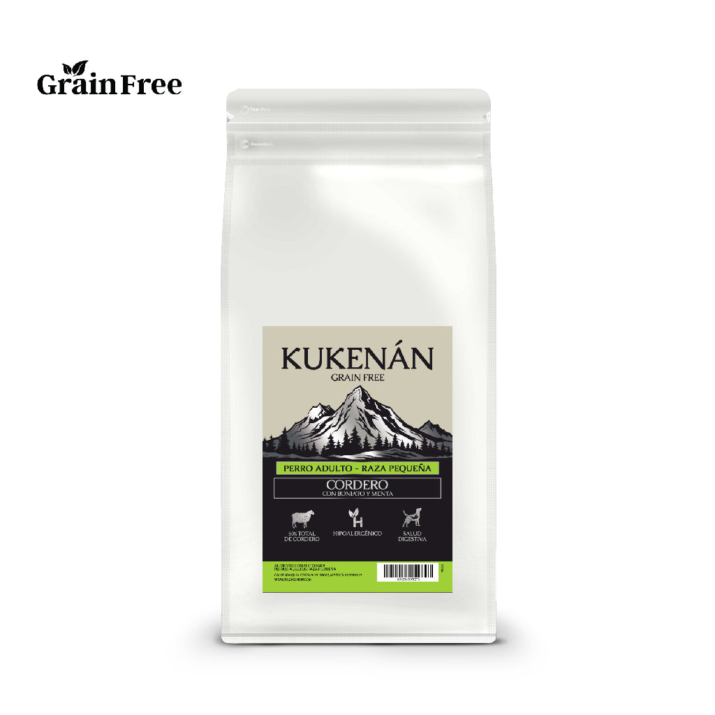 Kukenán Dog Adult Mini Cordero con Boniato y Menta