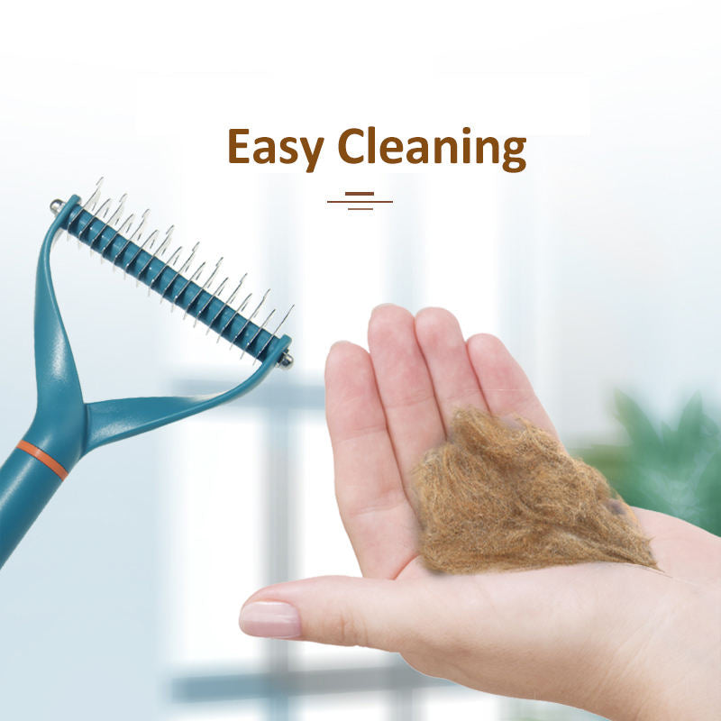 Shedding comb for dogs and cats