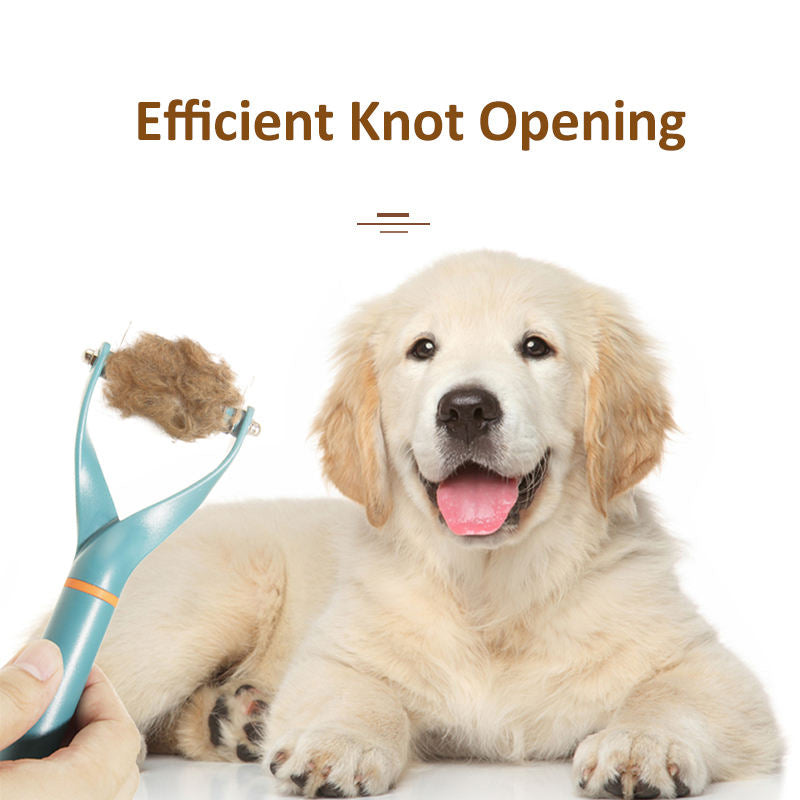 Shedding comb for dogs and cats