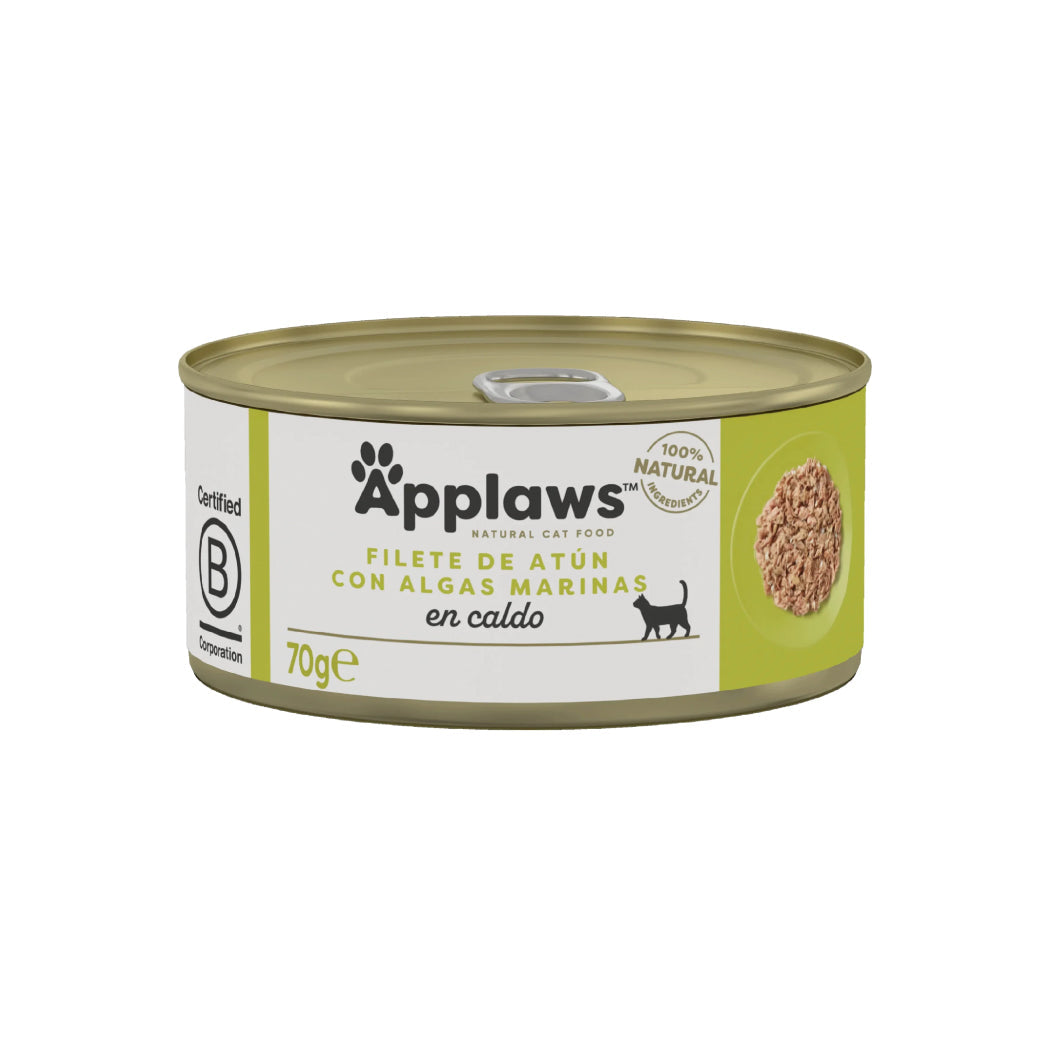 APPLAWS CAT LATA ATUN CON ALGAS 70GR