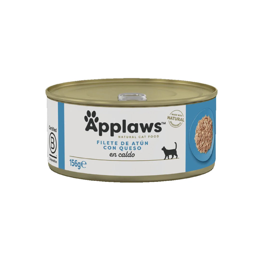 APPLAWS CAT LATA ATUN CON QUESO 156GR