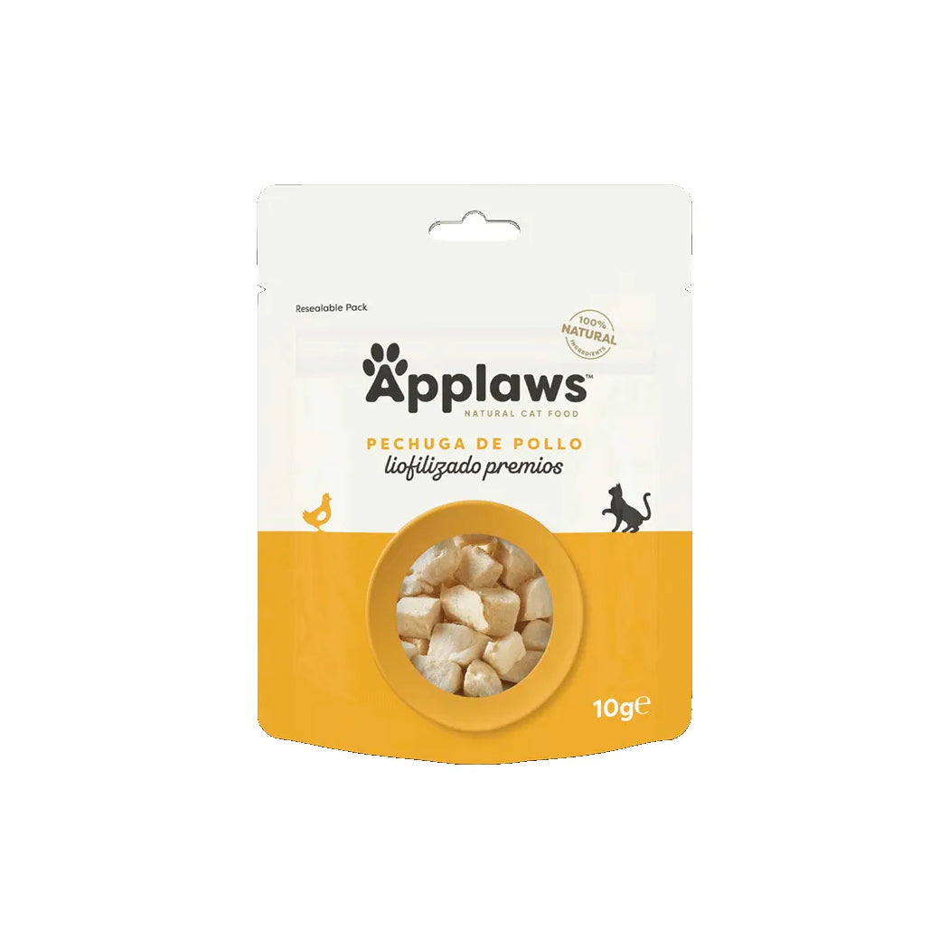 APPLAWS CAT SNACK PECHUGA DE POLLO LIOFILIZADO 10GR