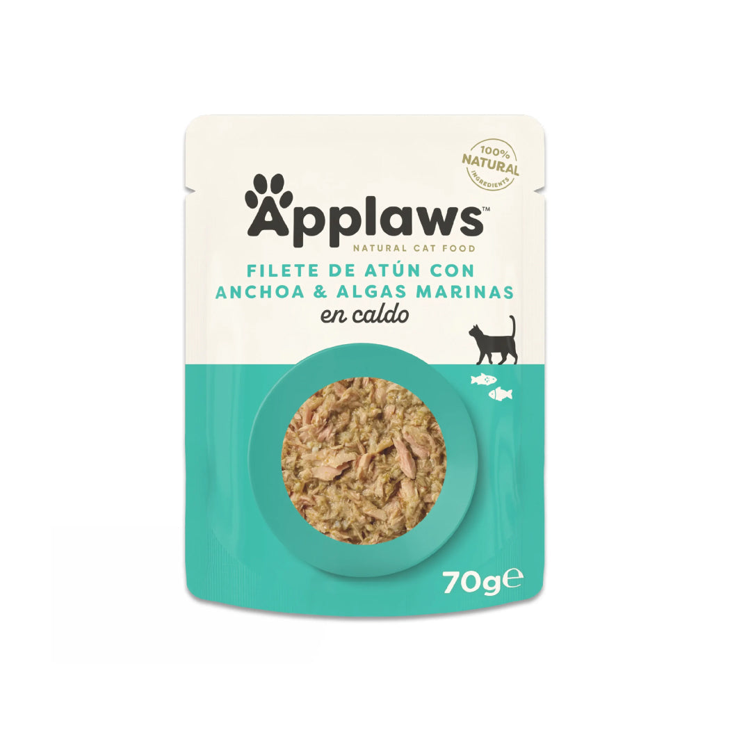 APPLAWS CAT SOBRE ATUN CON ANCHOA ENTERA 70GR