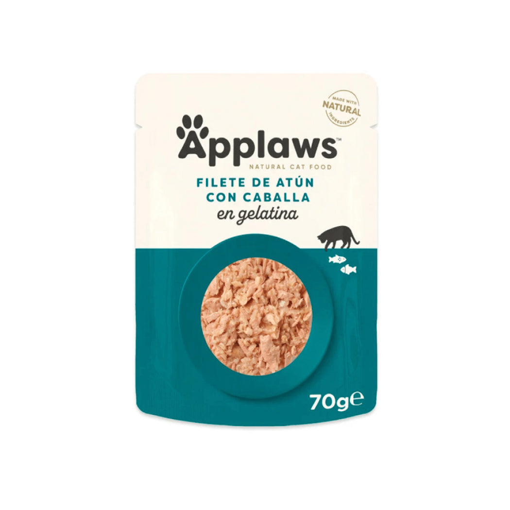 APPLAWS CAT SOBRE FILETE DE ATUN CABALLA GELATINA 70GR