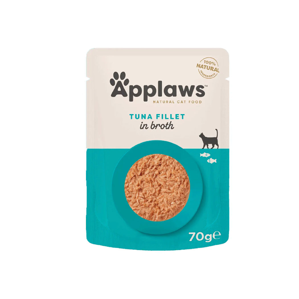 APPLAWS CAT SOBRE FILETE DE ATUN EN CALDO 70GR