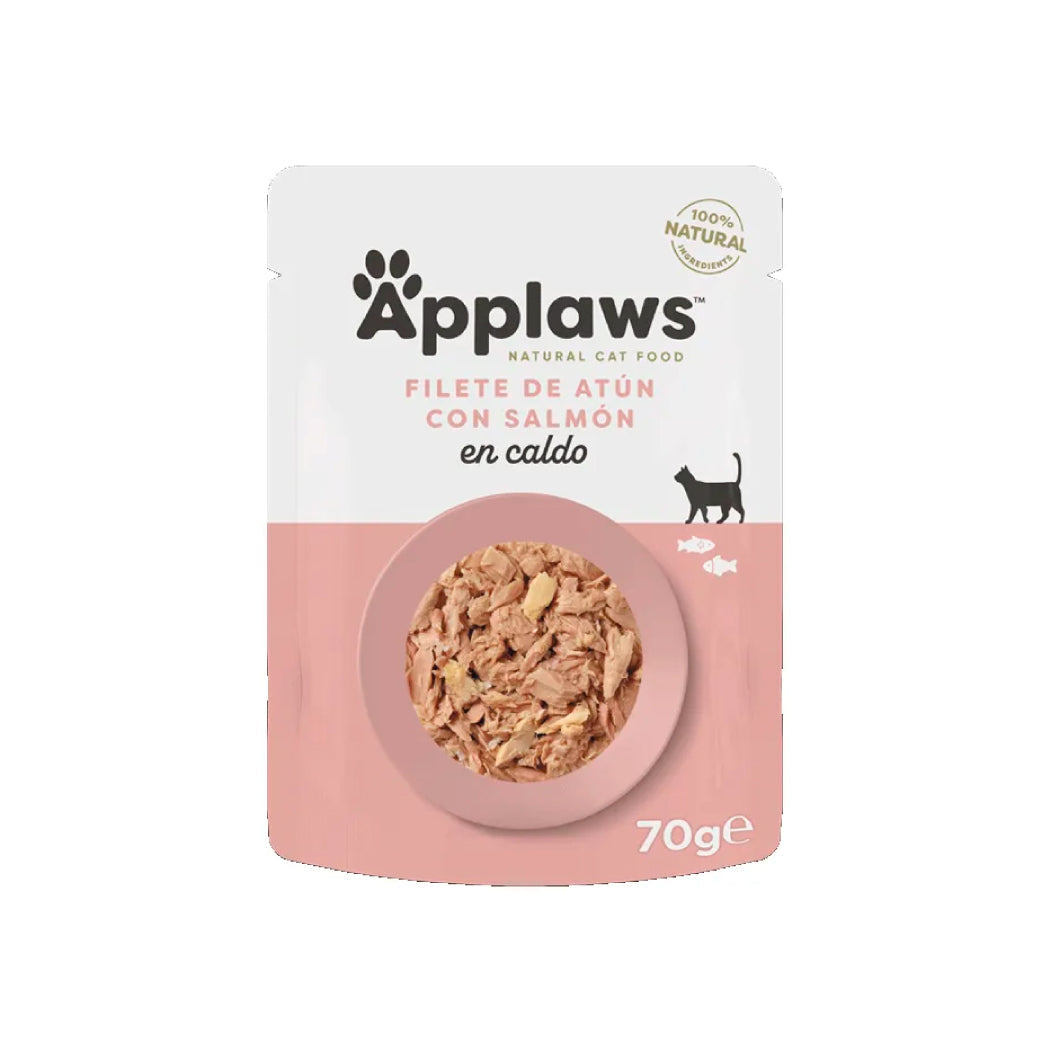 APPLAWS CAT SOBRE FILETE DE ATUN Y SALMON 70GR