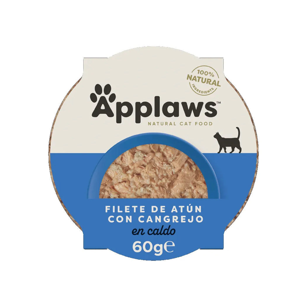 APPLAWS CAT TARRINA ATUN Y CANGREJO 60GR