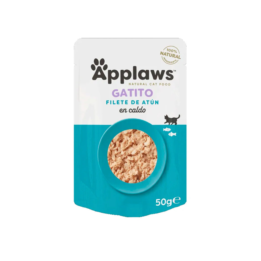 APPLAWS KITTEN SOBRE FILETE DE ATUN EN CALDO 50GR