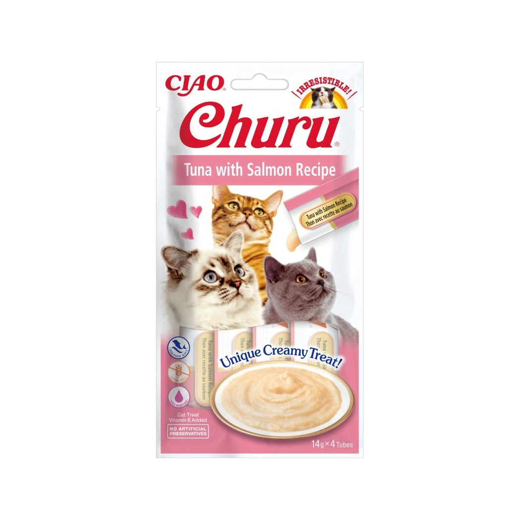 CHURU CAT ATUN CON SALMON 4 X 14 GR