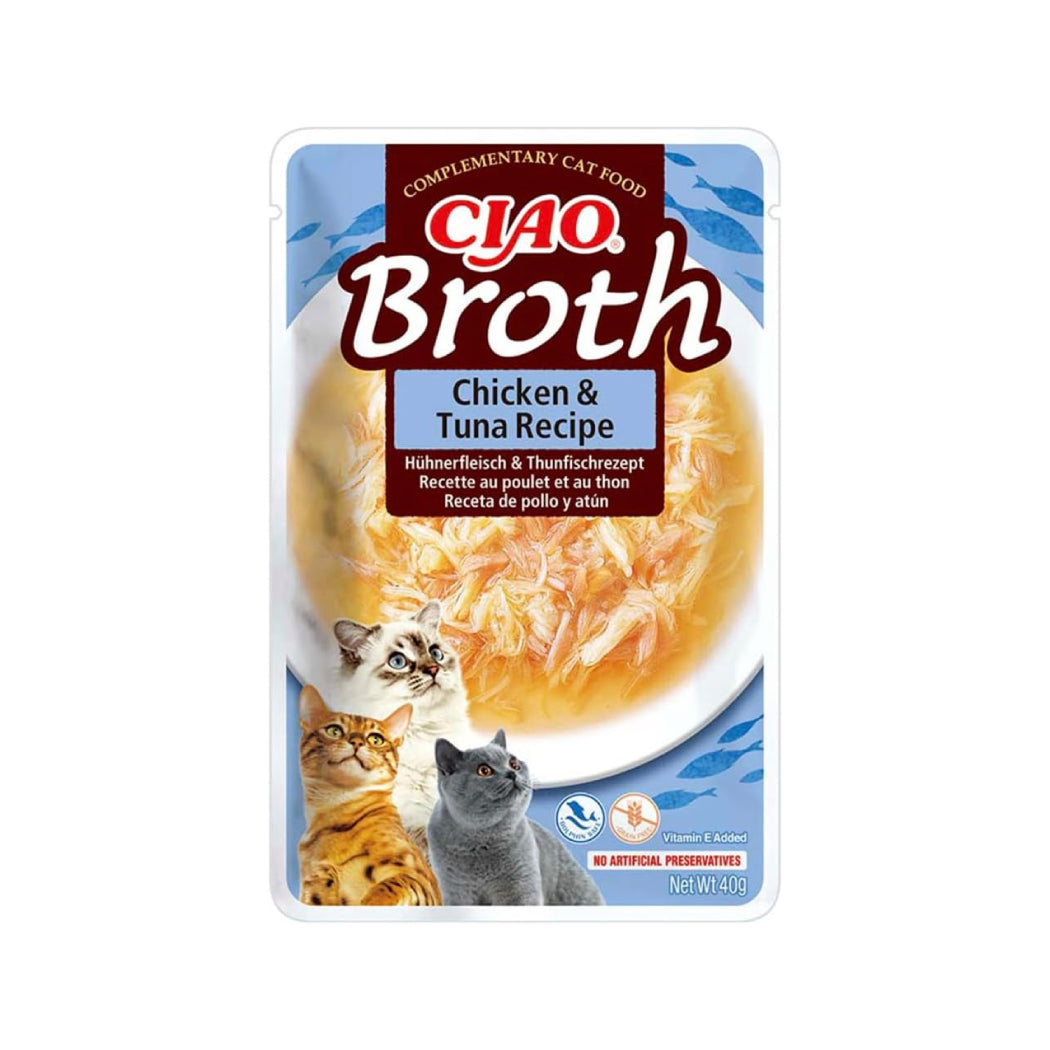 CHURU CAT BROTH CALDO DE POLLO CON ATUN 40 GR