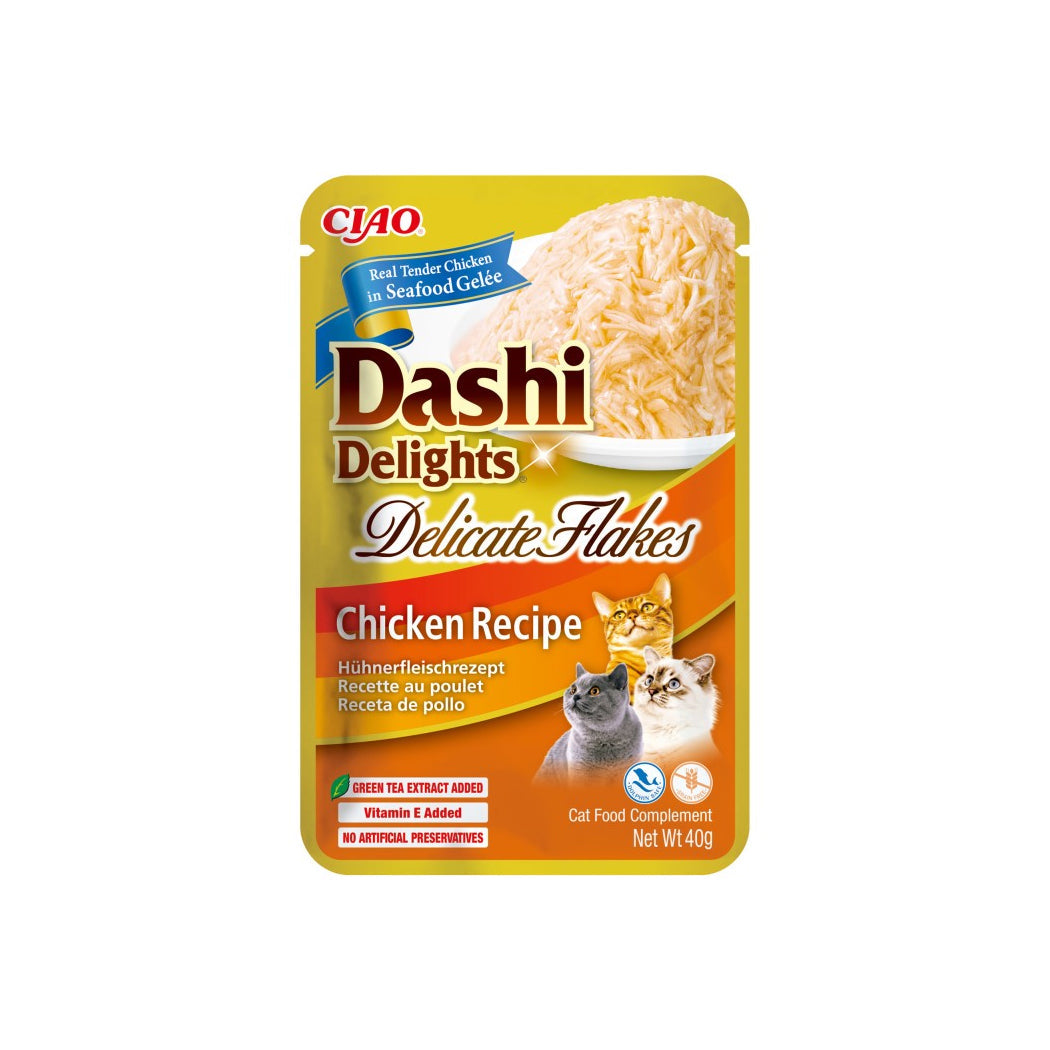 CHURU CAT DASHI DELICATE FLAKES POLLO 40 GR