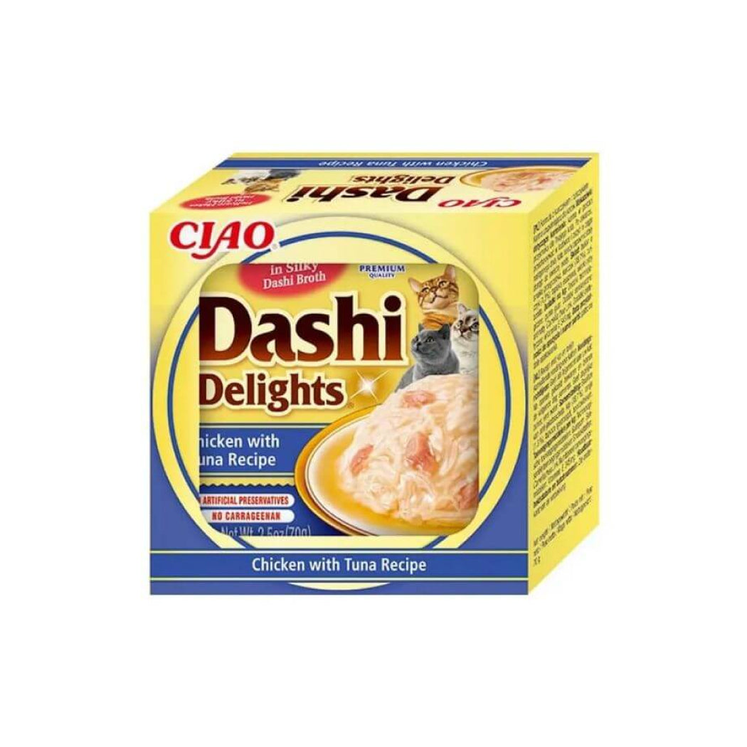 CHURU CAT DASHI POLLO CON ATÚN 70 GR