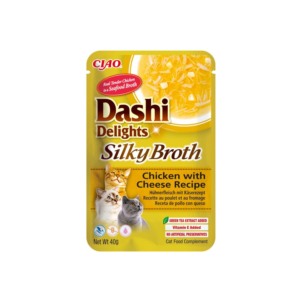CHURU CAT DASHI SILKY BROTH POLLO Y QUESO 40 GR