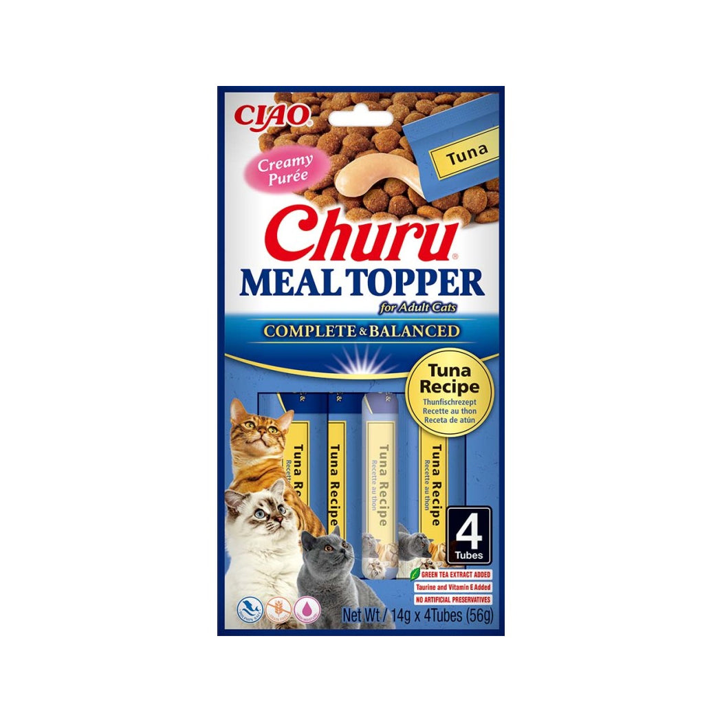 CHURU CAT MEAL TOPPER ATÚN 4 X 14 GR