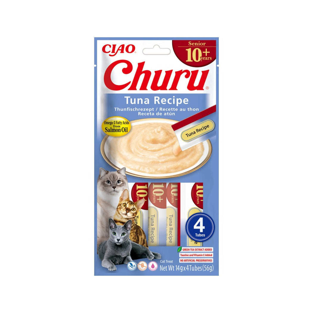 CHURU CAT SENIOR ATUN 4 X 14 GR