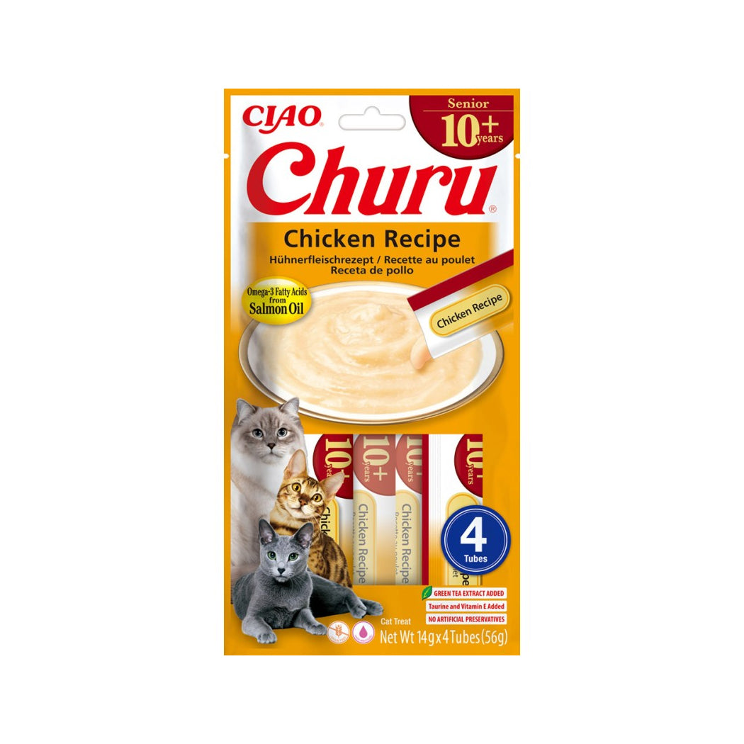 CHURU CAT SENIOR POLLO 4 X 14 GR