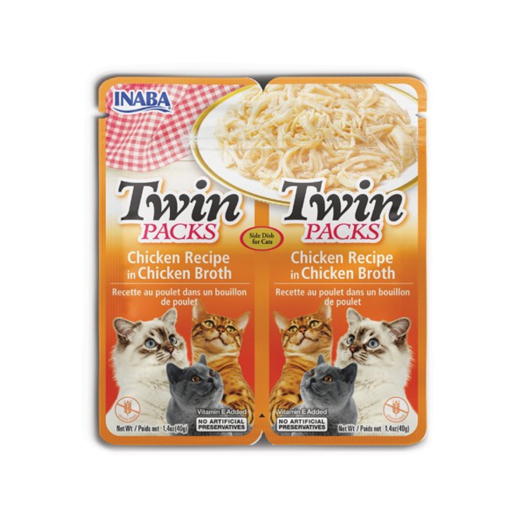 CHURU CAT TWIN PACK POLLO EN CALDO DE POLLO 2 X 40GR