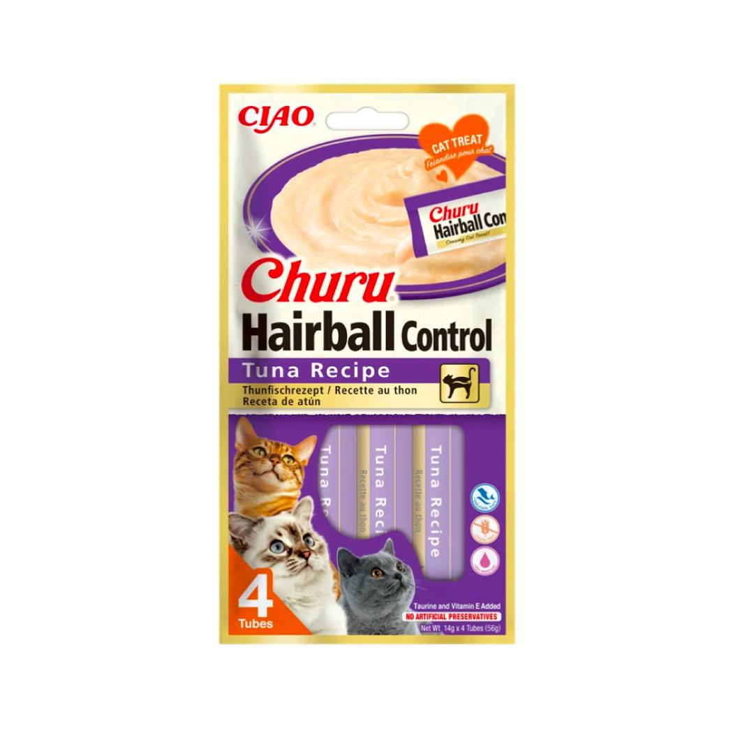 CHURU HAIRBALL RECETA DE ATUN 4 X 14GR
