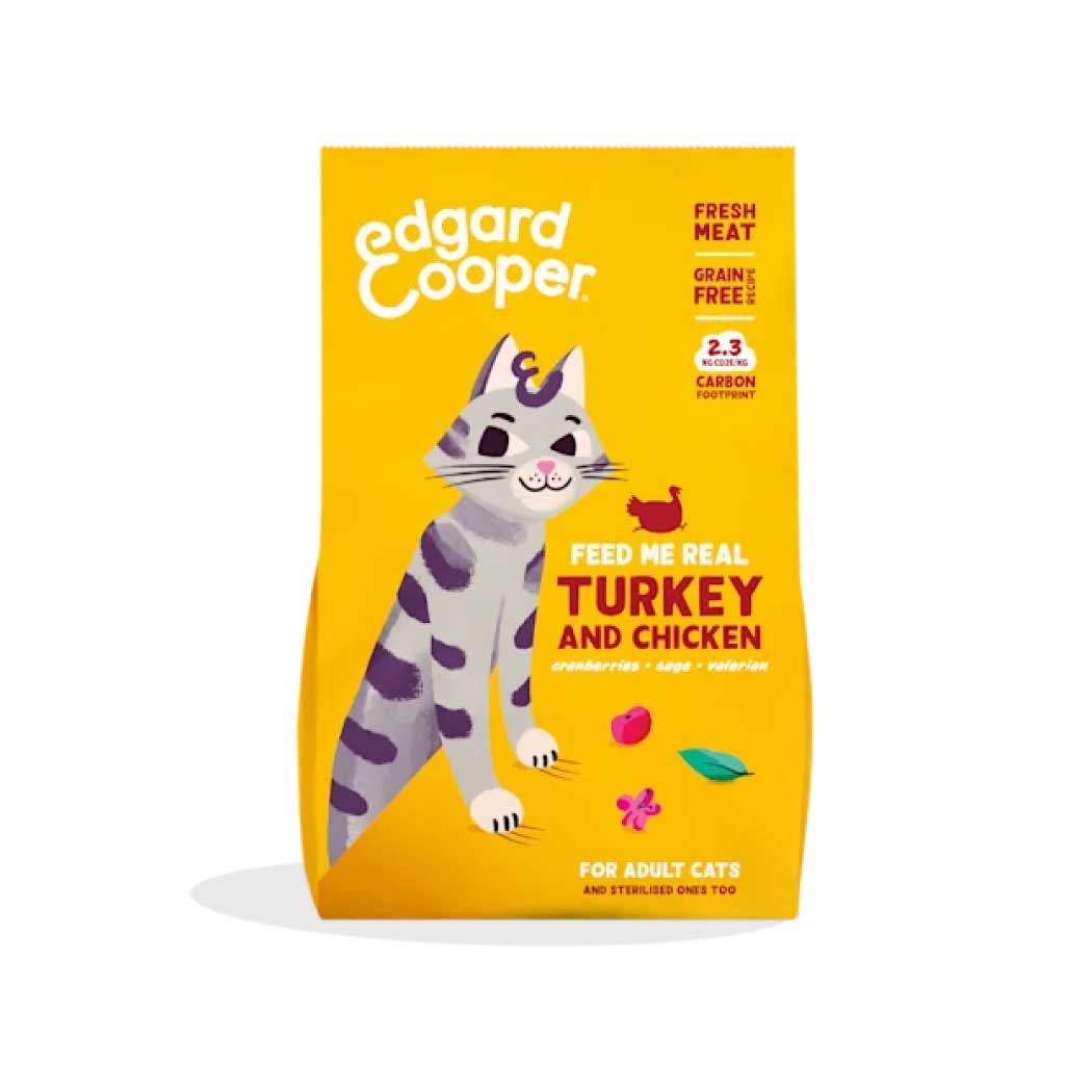Edgard & Cooper Cat Pavo y Pollo frescos