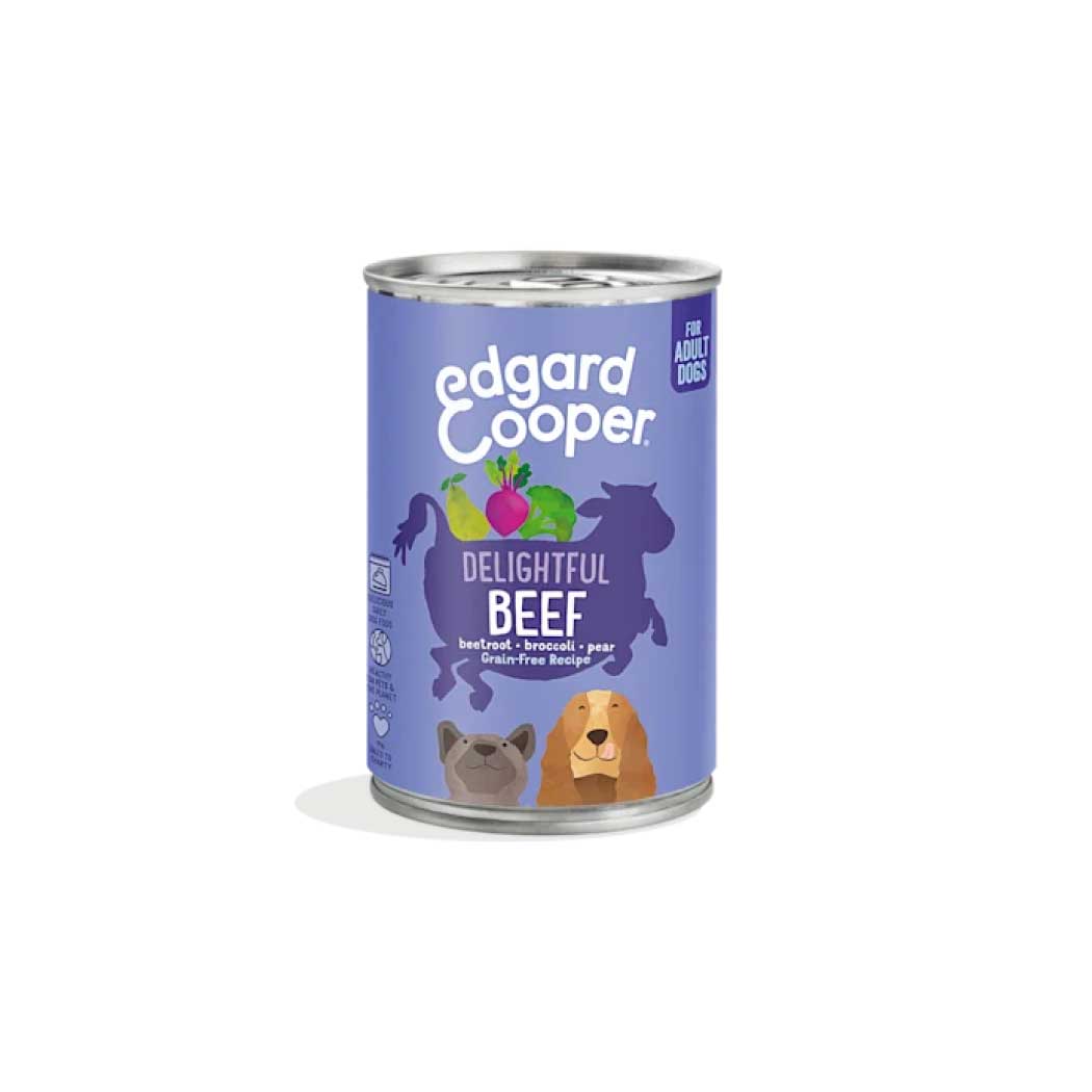 Edgard & Cooper lata perro Vacuno 400 g