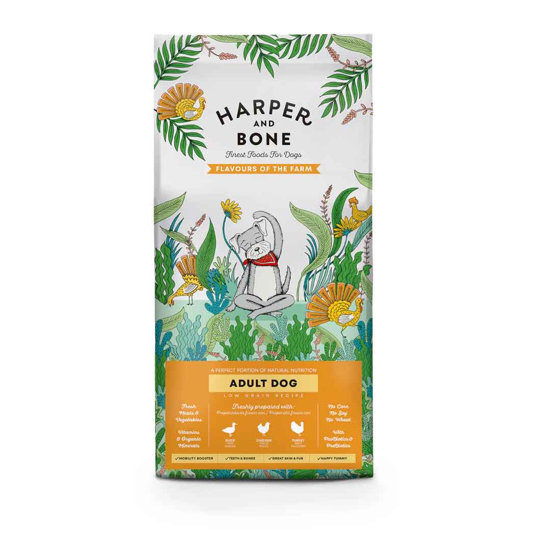 Harper and Bone Adult Dog Flavours of the Farm