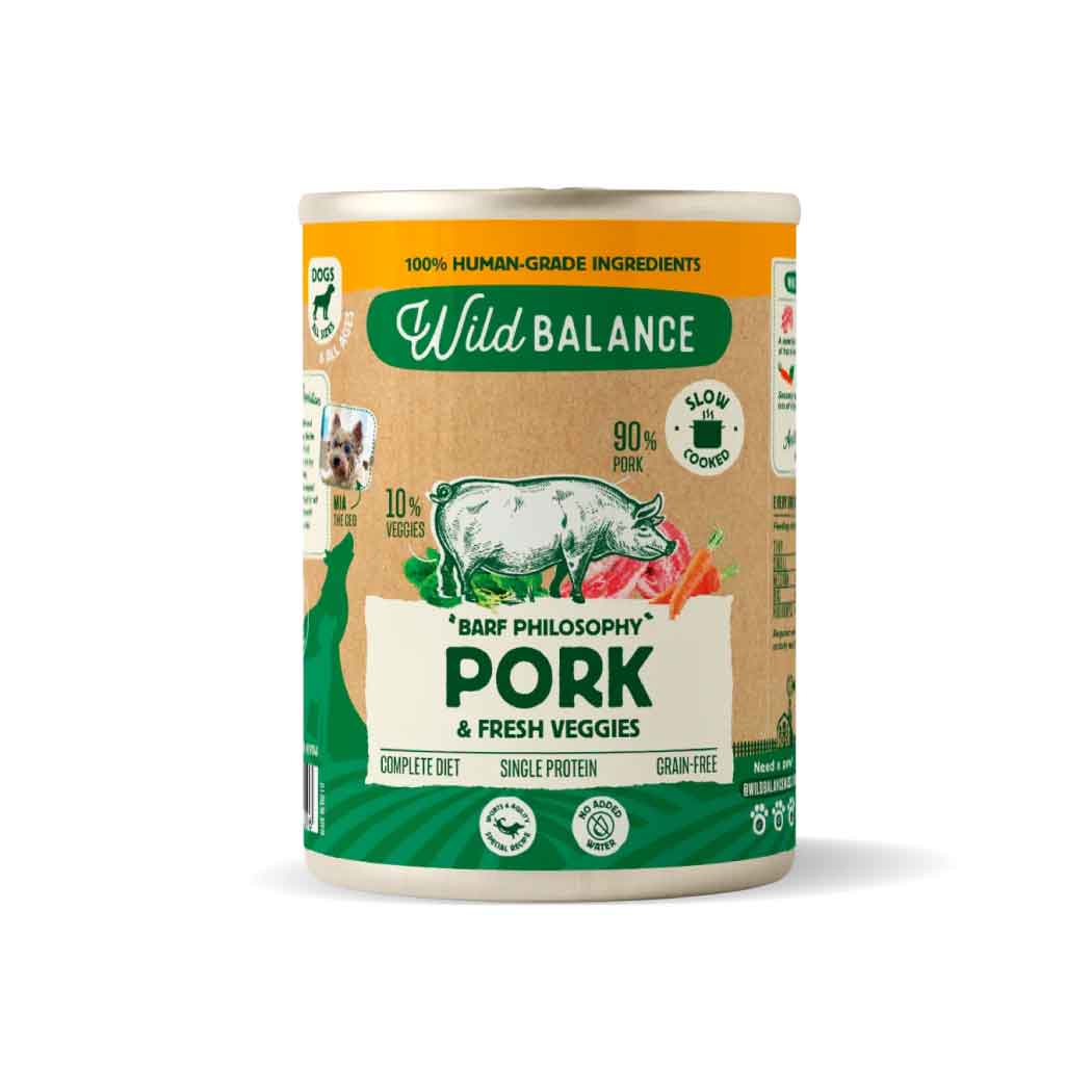 Lata de Cerdo para perros 400g - Filosofía BARF