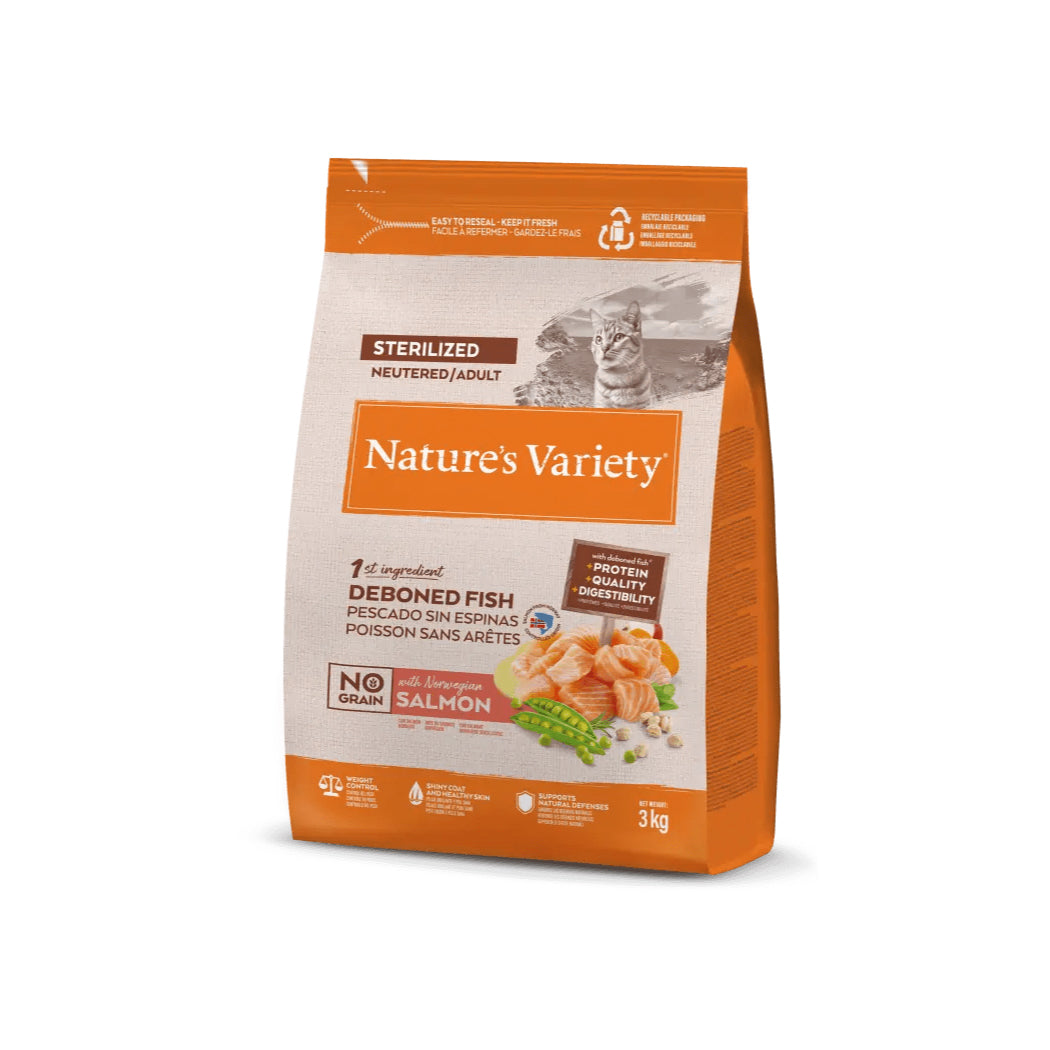 No Grain Sterilized Salmón Noruego