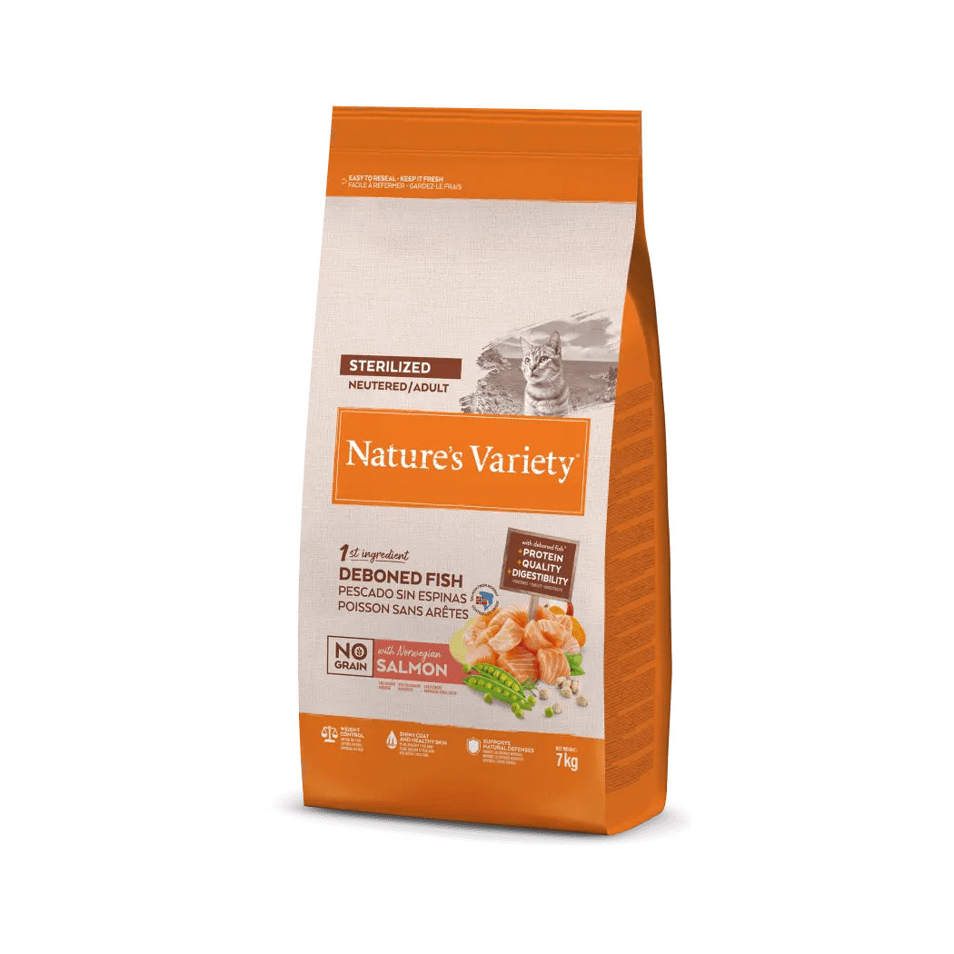 No Grain Sterilized Salmón Noruego