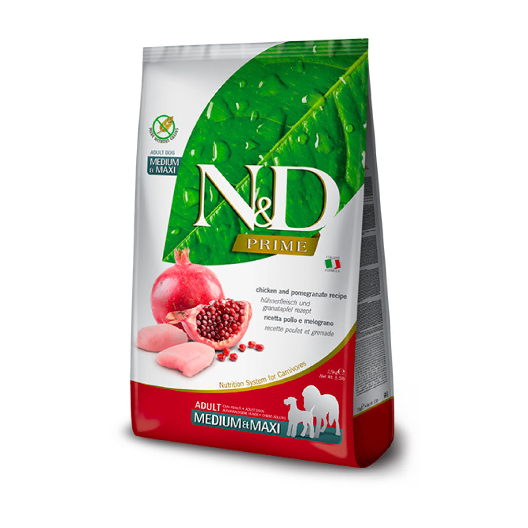 N&D Prime Medium & Maxi con Pollo y granada