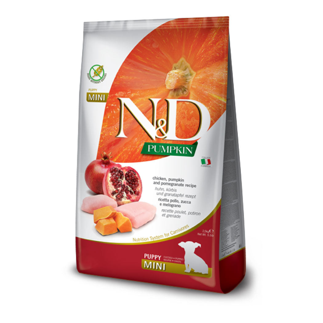 N&D Pumpkin Puppy Mini con pollo y granada