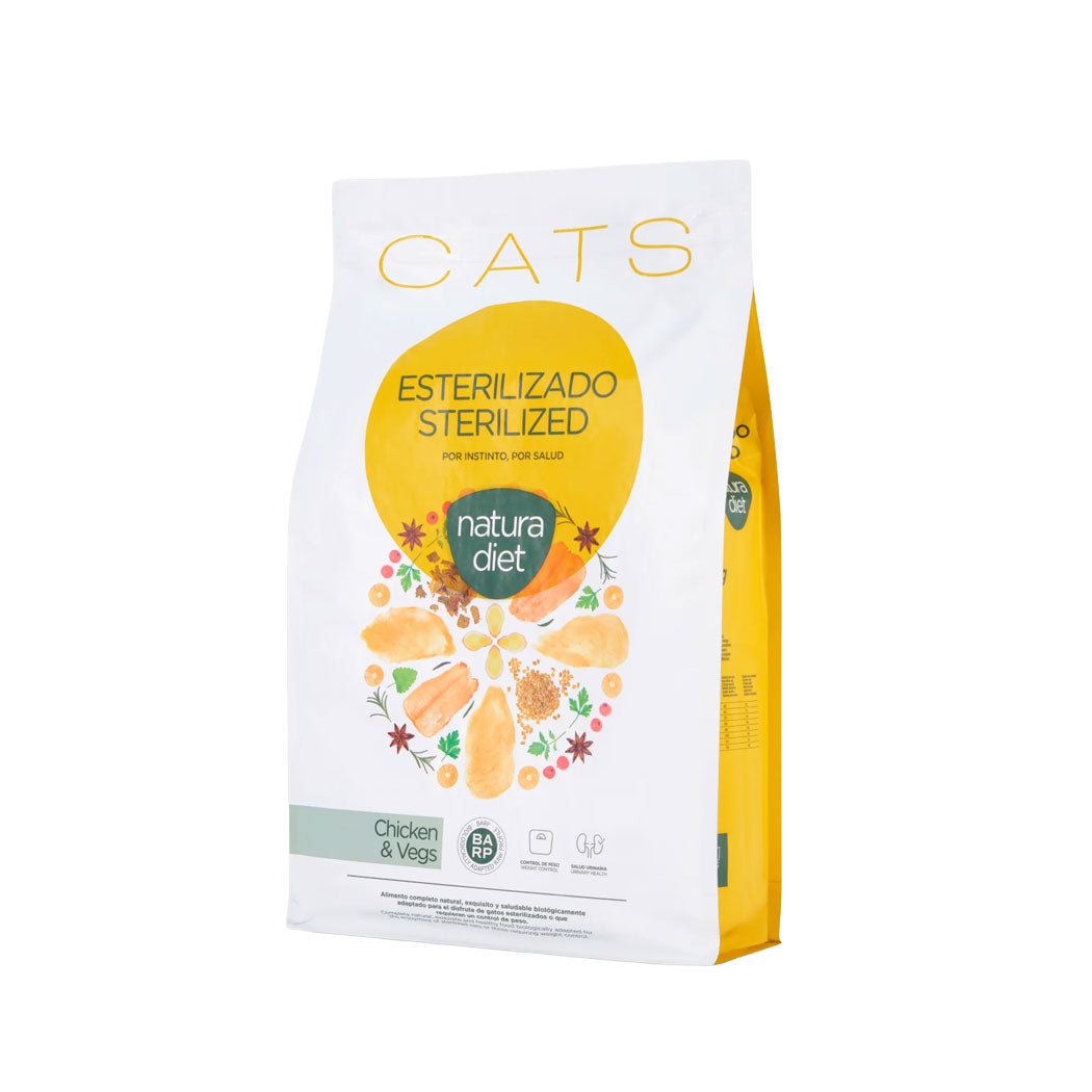 Natura Diet Cats Sterilised Chicken & Vegs