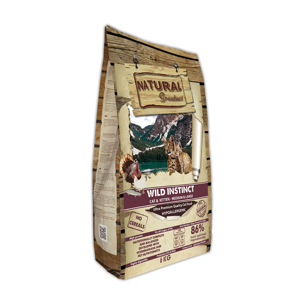 Natural Greatness CAT WILD INSTINCT MEDIUM - LARGE · STARTER - KITTEN