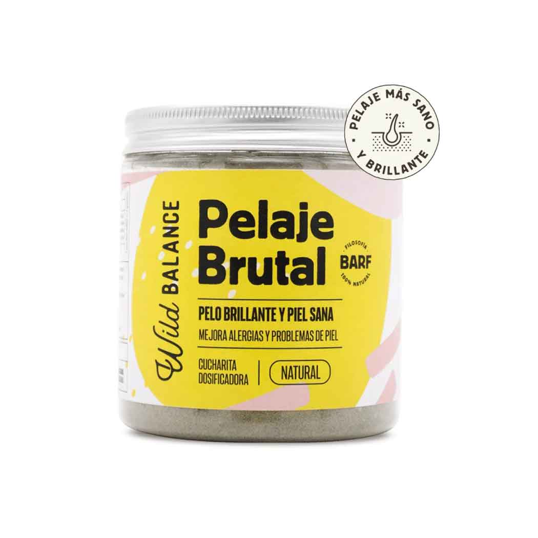 PELAJE BRUTAL Suplemento para la salud de la piel y el pelo