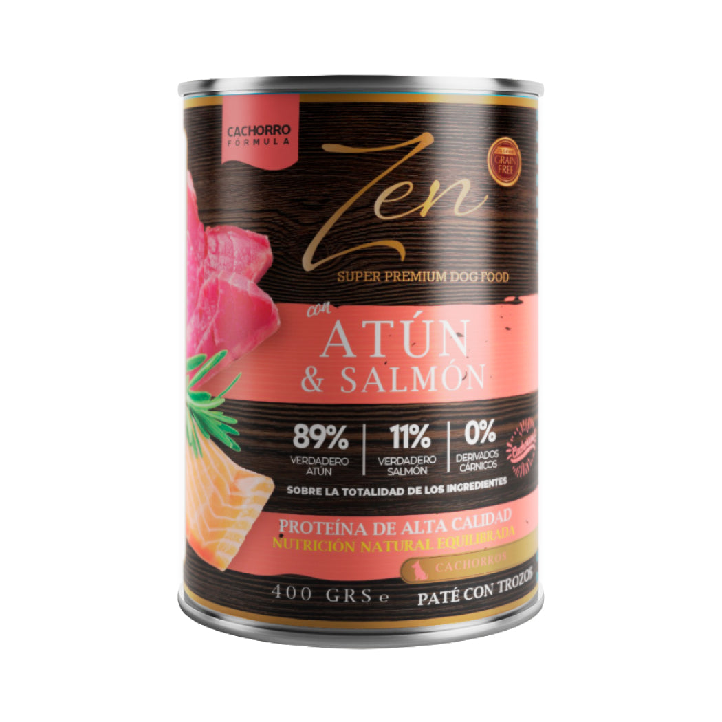 Paté con trozos de Atún y Salmón 400g