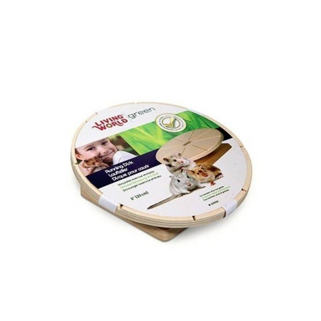 Disco de madera para hámster Living World