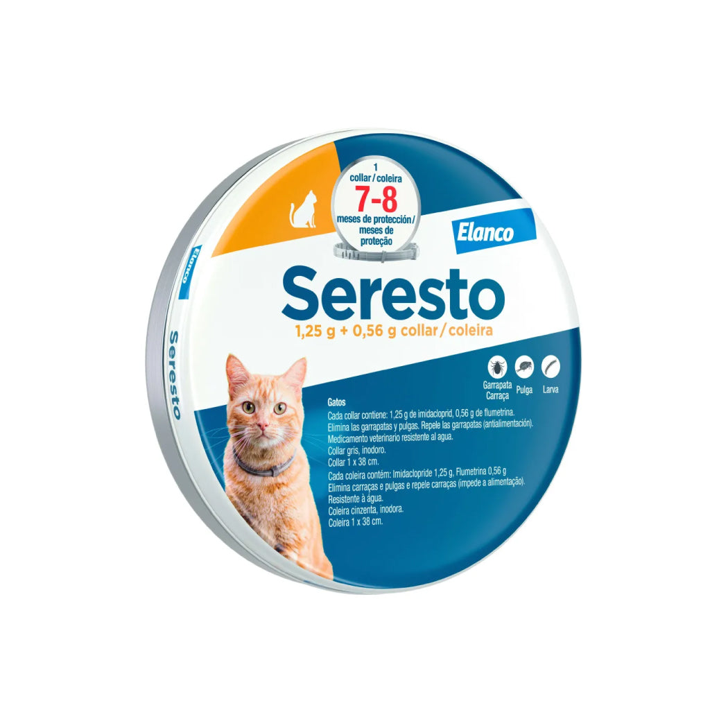 Seresto collar 1,25 g + 0,56 g para gatos
