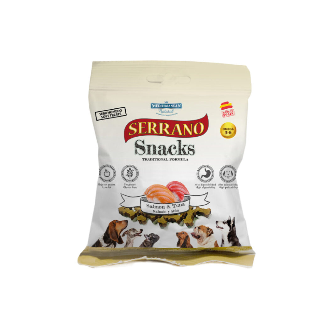 Serrano Dry Snack Salmón y Atún 85g