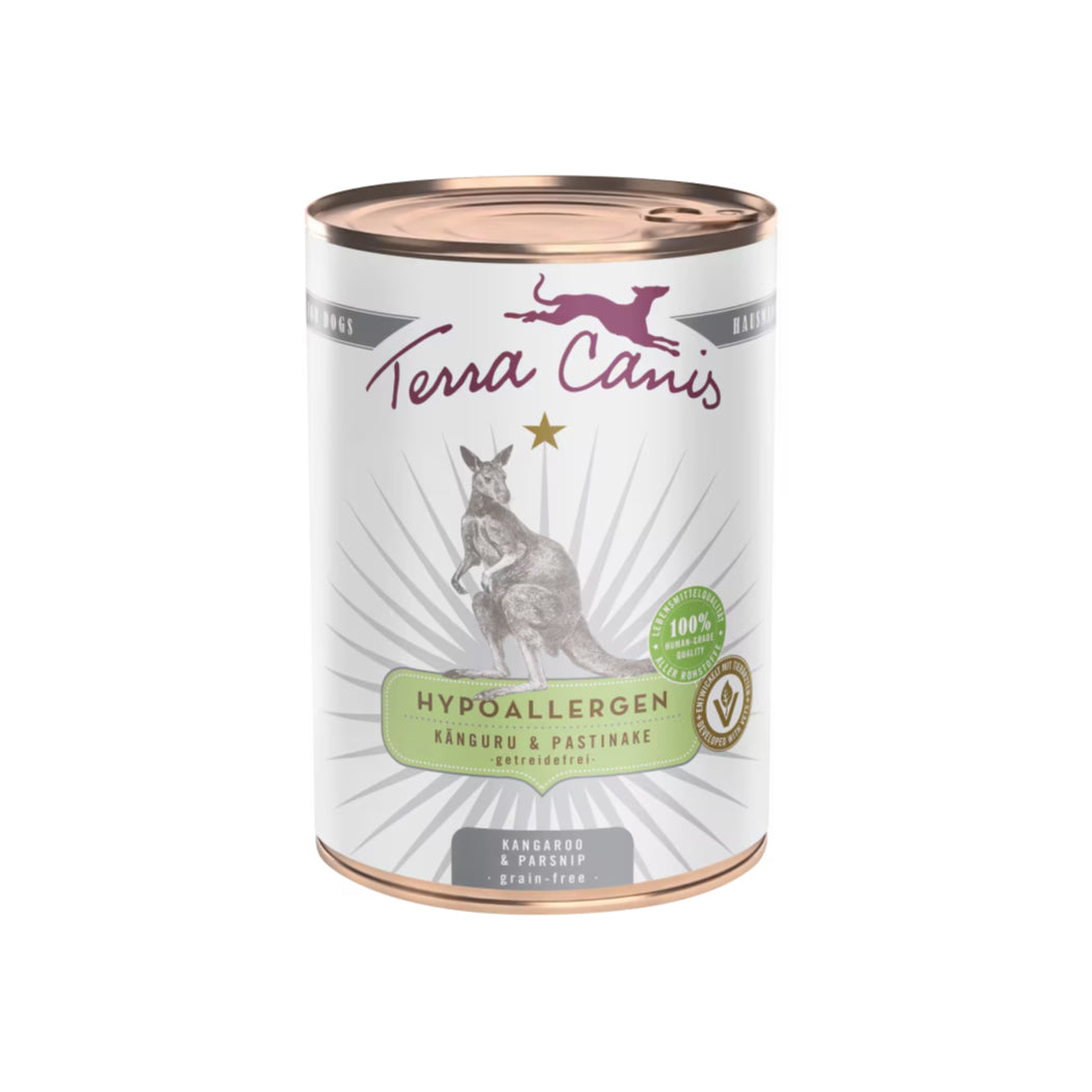Terra Canis Hypoallergenic Canguro con chirivía 400g