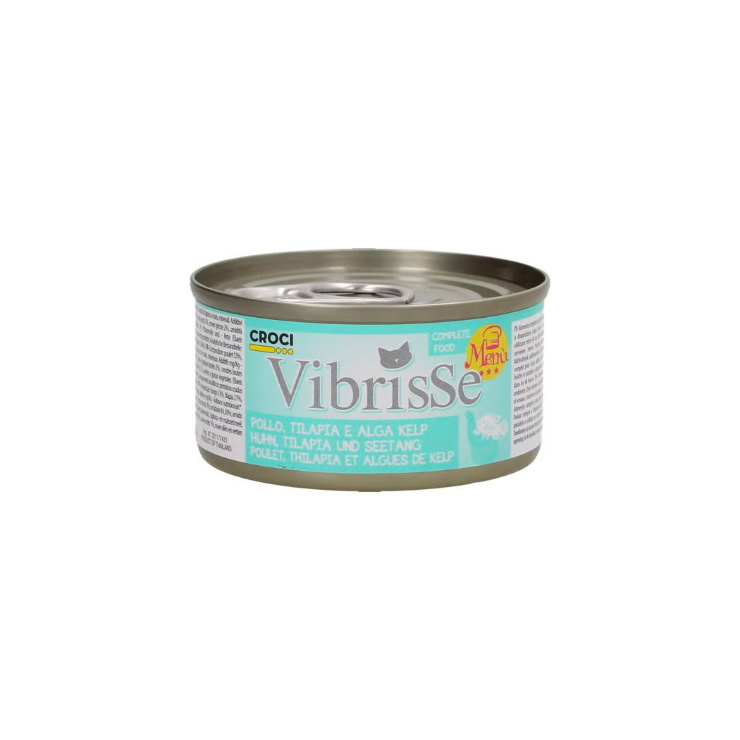 VIBRISSE CAT MENU CHICKEN CON TILAPIA Y KELP 70g