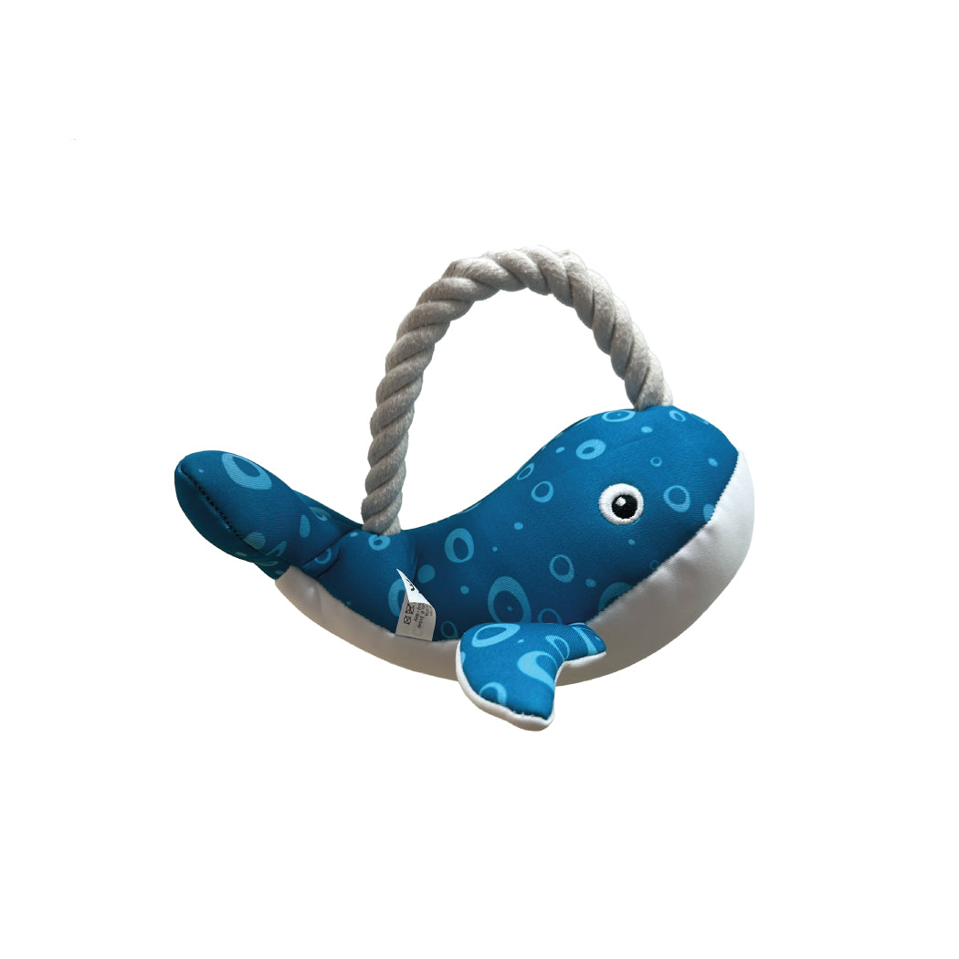DOG TOY FLOATING WHALE 25cm