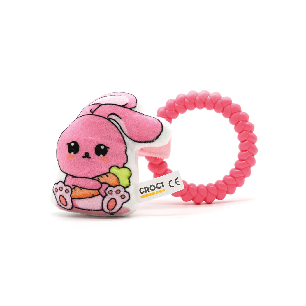Baby Tails peluche con anillo de goma para cachorros mini