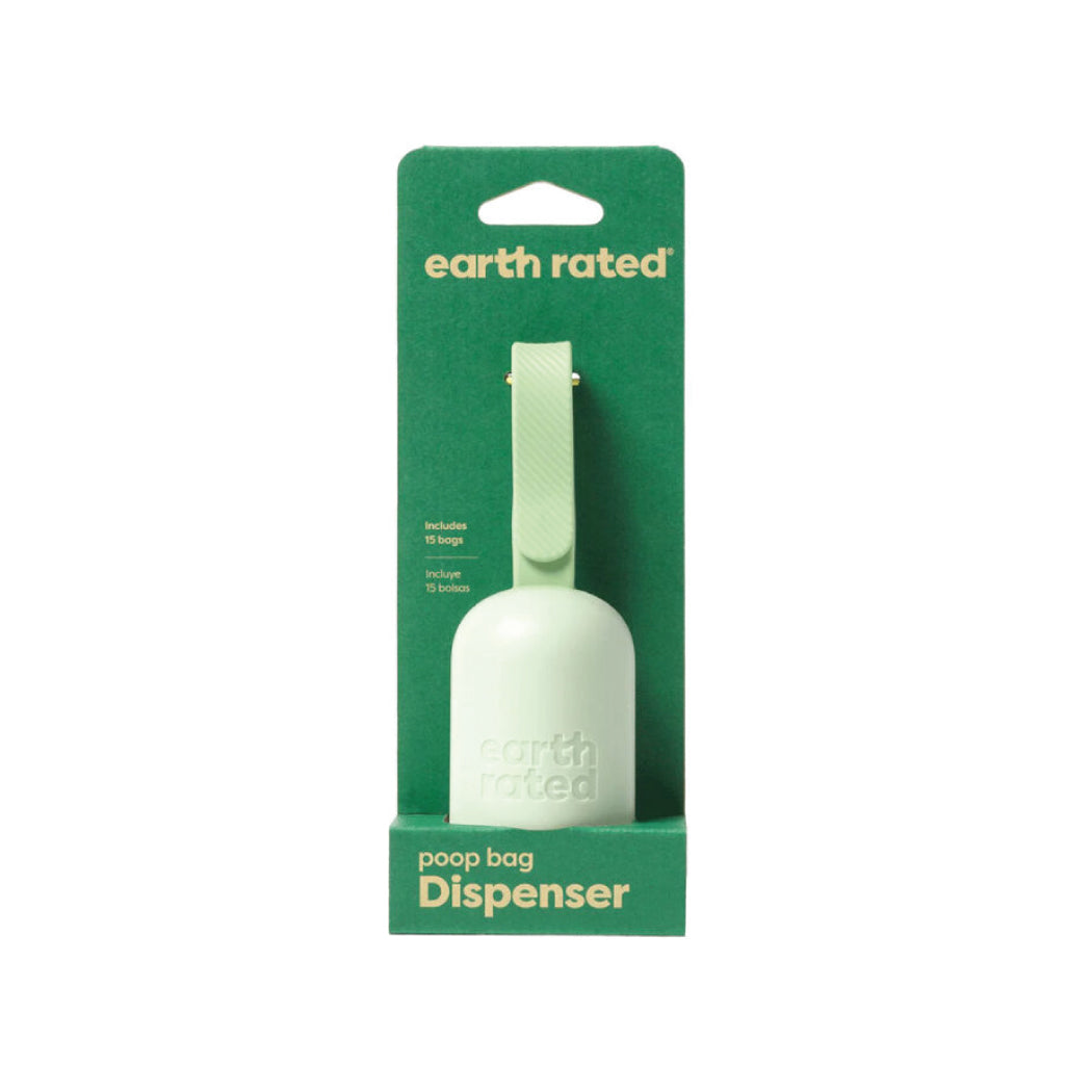Dispensador de bolsas Earth Rated con recambio de 15 bolsas sin perfume