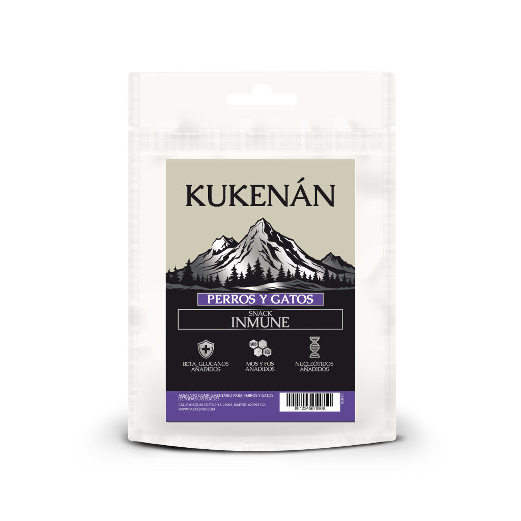 Kukenán Snack Inmune para perros y gatos 70g