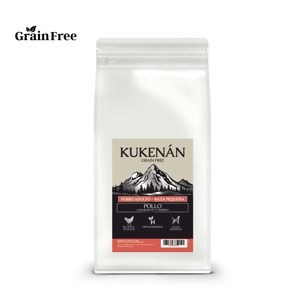 Kukenán Dog Adult Mini Pollo con Boniato y Hierbas