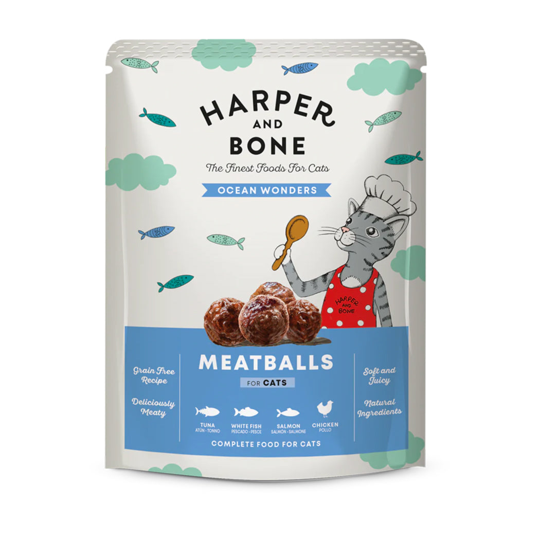 Harper and Bone albondigas para gatos Ocean Wonders 85g