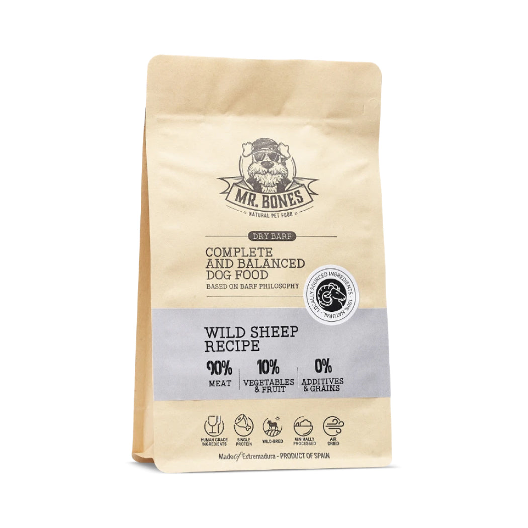 Mr Bones Dry BARF Receta Muflón salvaje