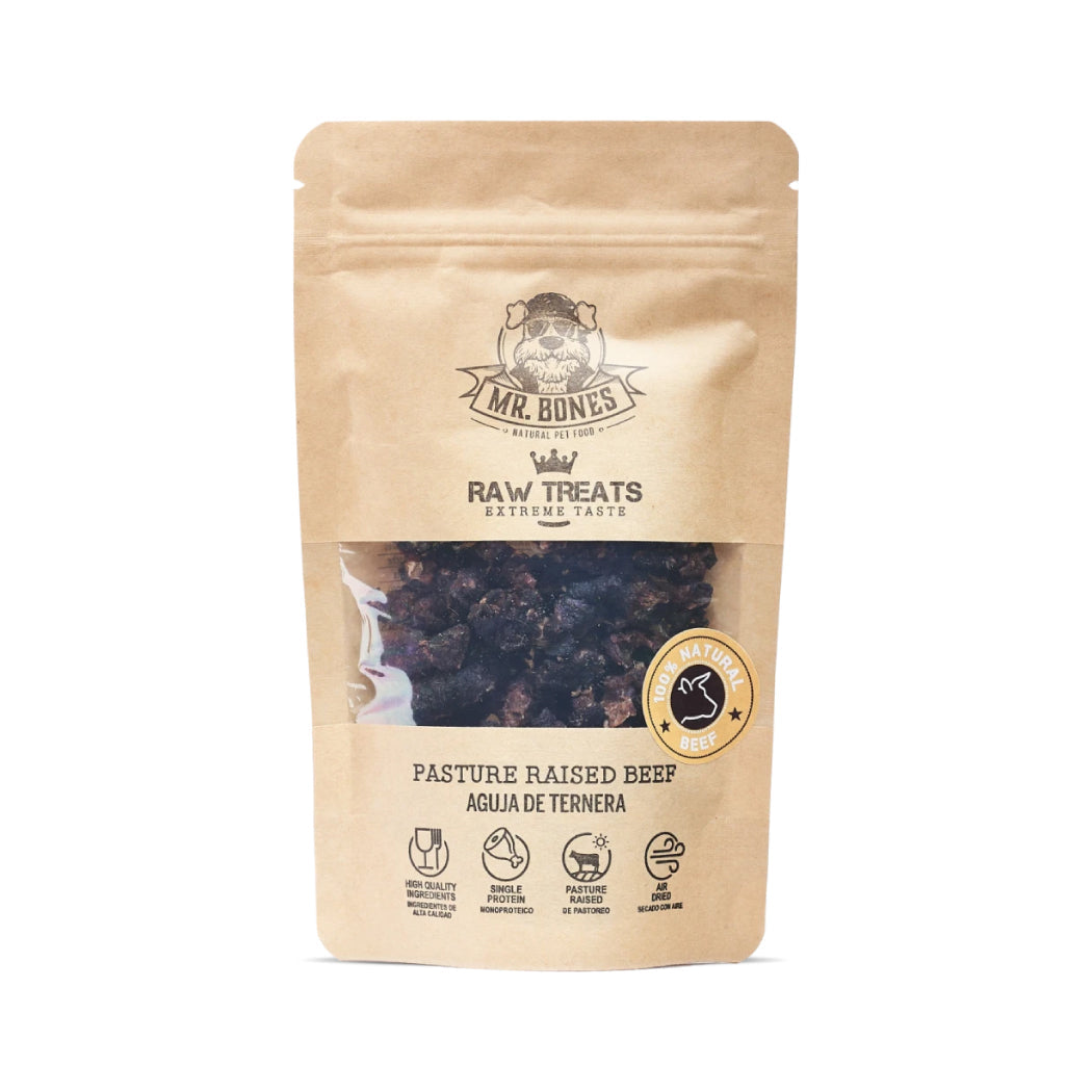 Mr Bones Raw Treats Aguja de ternera 45g