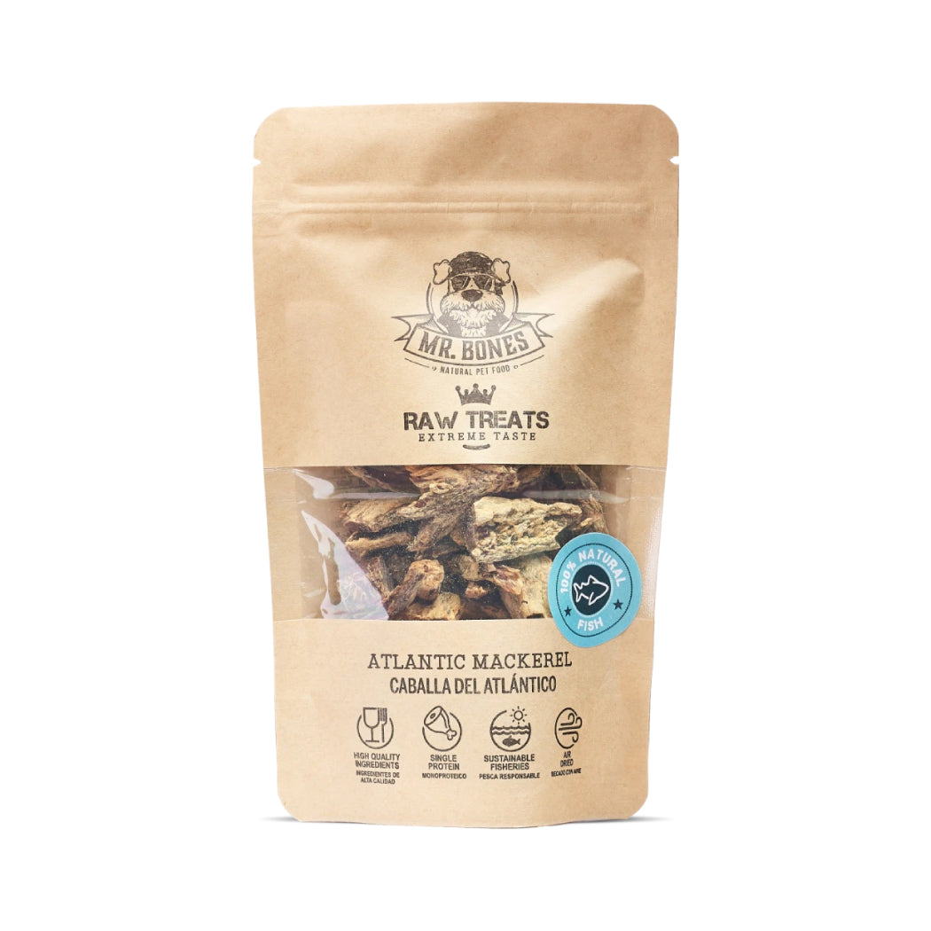 Mr Bones Raw Treats Caballa del Atlántico 45g