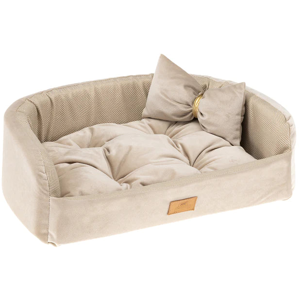 Bed with cushion for dogs and cats, Harris 80cm