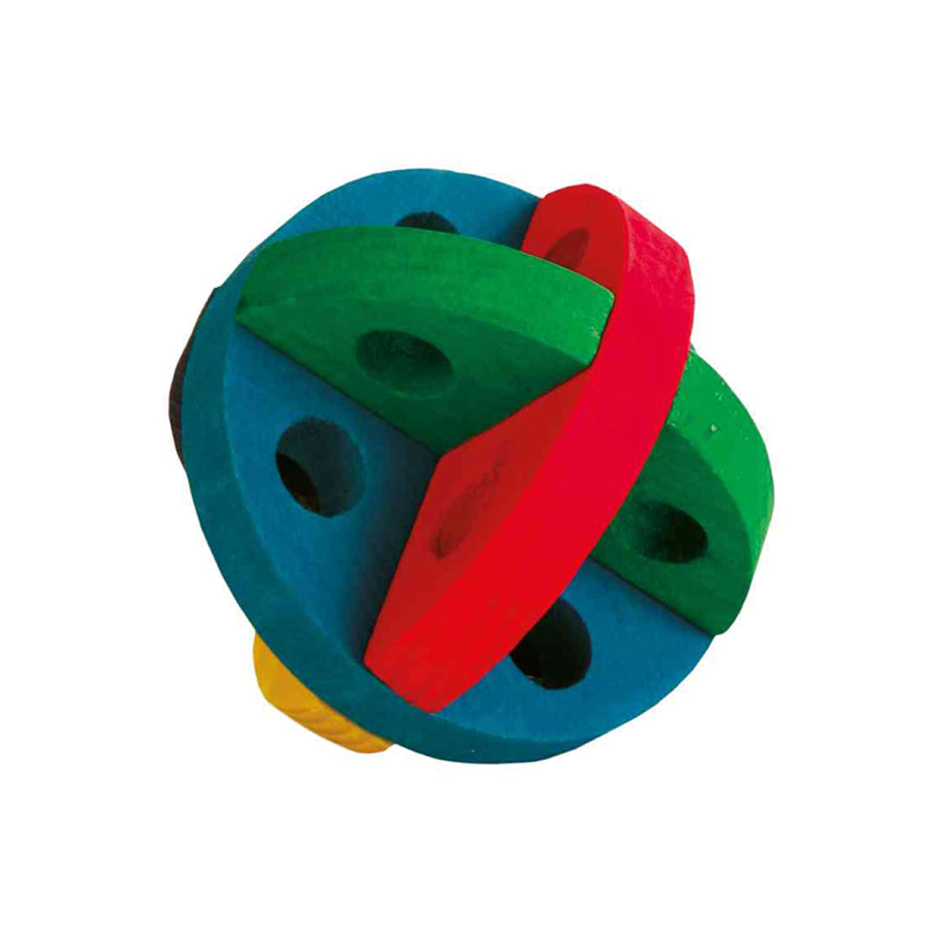 PELOTA MADERA COMESTIBLE 8 CM